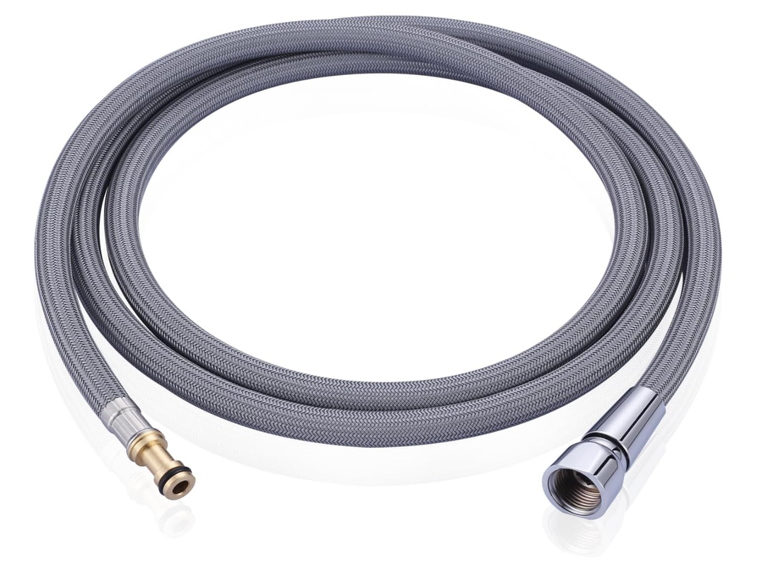 Kitchen Faucet Parts,68 inch Quick Connect Hose Kit,Pull Out Faucet Hose Replacement,Sink Faucet Hose with Adapter,With Pull Down Adapter