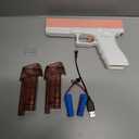 Tipmant Kids Electric Water Gun Blaster Squirt Toys Automatic Shooting Range 33 ft with 2 Water Clips, Rechargeable Battery for Summer Swimming Pool Beach Park Outdoor Children Gifts (Pink) 2 Packs