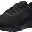 Skechers Men's Work Slip Resistant Ultra Flex 3.0 Athletic Construction. Food Service Shoe (10.5 Wide, Black)