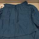 RIMELA Dusty Navy Bed Skirt Queen Size 18 Inch Drop, Wrap Around Elastic Bedskirt, Dust Ruffle for Adjustable Bed Base Machine Washable Easy to Install Bed Skirts