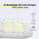 YOUR MOON Soft Pillows Queen Size for Sleeping, Support Bed Pillows, Fluffy Down Alternative Pillow, Luxury Hotel Gel Pillows for Side Sleeping (White)