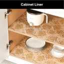 Cooyes Shelf Liner Premium Non-Adhesive Cabinet & Drawer Liner for Kitchen Waterproof Shelf Paper with Modern Pattern Durable EVA Cabinet Mat Easy to Cut 24" W x 240" L
