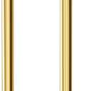 VEHCIL 20 Pack Brushed Brass Gold Cabinet Handles, 5" Kitchen Cabinet Pulls Drawer Dresser Handles Cabinet Hardware for Kitchen Cupboard, Solid Zinc Alloy