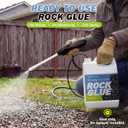 Teexpert Rock Glue for Landscaping: 1 Gallon New 2026 Formula Ready-to-Use Gravel Glue for Pea Gravel, Stones, Pebbles, River Rock Strong Adhesion for Outdoor Landscape, Driveways Edge, Patio, Yard
