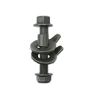 14mm Rear Wheels Alignment Cam Bolt Kit for Vehicles Steel Four Wheel Alignment Adjustable Camber Kit, Left and Right Adjustable Camber Alignment Kit Camber Caster Parts