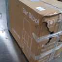 Sweetcrispy Counter Height Bar Stools Set of 2, 30 inch Height Stool Faux Leather Barstools with Back, Armless Kitchen Island Countertop Comfortable Modern Chairs with Metal Legs - Brown