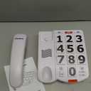 Landline Phones for Seniors, Adjustability Features, One-Touch Dialling,Big Button Phone for Seniors, Hard of Hearing Retro Telephone Corded Phones, with Handsfree Function (EX-LD-265)