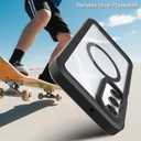 for Samsung Galaxy A16 5G Case, [Transparent & Holster Series] Belt Clip Full Body Shockproof Protective Cell Phone Cover with 2 Pack Tempered Glass Screen Protector (Black/Clear)