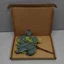 Janinka 10 Pcs Mixed Eucalyptus Leaves Stems Bulk Artificial Eucalyptus Leaves with White Seeds Artificial Silver Dollar Sprays Faux Oval for Floral Wreath Bouquets Wedding Greenery Decoration