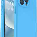 Designed for iPhone 14 Pro Max Case, Premium Silicone with [Camera Protection] [Anti-Scratch Microfiber Lining] Shockproof Phone Case for iPhone 14 Pro Max 6.7" - Blue