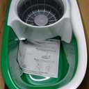 Libman Tornado Spin Mop System with Refill Heads, Microfiber Spinning Mop and Bucket with Wringer Set for Home, Floor Cleaning of Hard-Wood, Laminate, Tile, All Surface Cleaner