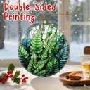 2 x Lush Fern Christmas Ornaments: Christmas Decorations for Tree & Holiday Decor  Holiday Presents, Gift Ideas for Friends, Coworker, Family, Plant Lover, Nature Lover, and Gardener