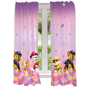 Franco Kids Room Window Curtain Panels Drapes Set, 82 in x 63 in, Paw Patrol Girls