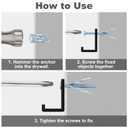 PAGOW 60 Pcs Self-Drilling Anchors, 3 Sizes Anchors and Screws for Heavy Duty, Metal Screw Anchors Kit, No Drill and Holes in Wall (Silver, 1.18"+1.37"+1.77")