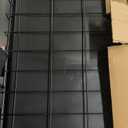 FDW Extra Large Dog Crate Dog Kennel Cage with Double Door,48 inch Folding Metal Wire Dog Cage with Removable Tray&Divider Panel,Pet Crate for Large Dogs,Black