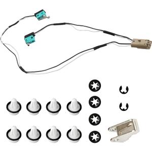 Upgraded Door Handle Paddle Gear & Microswitch Wiring Harness Repair Kit Compatible with Tesla Model S Gen 1 2012-2015 Replaces 1042845-00-B 1042845-00-A 1016009-00-E 1016009-00-C