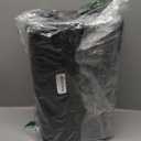 2-Pack Small Plastic Trash Can Wastebasket, 3 Gallon Black Slim Rectangular Garbage Container Bin for Bathroom, Office, Kitchen