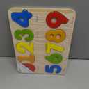 Aile Wooden Preschool Learning Number Puzzles Toys for Kids Age 2-4 Educational Toys.