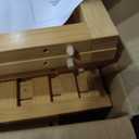 DolceLuna Plant Stand Indoor Corner, Tiered Bamboo Plant Shelf 46 Inch Tall, Plant Rack 6 Tier for Multiple Small Plants, Flower Holders for Living Room Bedroom Window Patio Balcony, Natural