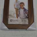 Malden 4x6 Picture Frame - Wide Real Wood Molding, Real Glass - Stonewashed Walnut