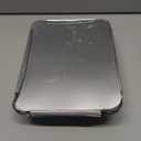 WANBAO 50 PACK 8.3"x6.2" Disposable Tin Foil Pans with Lids 2.25LB Aluminum Pans To Go Containers for Cooking, Baking, Catering Party Meal Prep, Take Out, Freeze