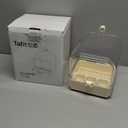 Hanging Bird Bath for Cage with Bowls & Mesh Bottom - 3-in-1 Multifunction Bird Bath/Bowl/House, Bird Shower for Lovebirds, Finches, Parakeets, Budgies, and Other Small to Medium Birds - White