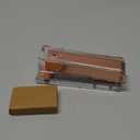 Elegant Ultra Clear Acrylic Rose Gold Desktop Stapler with 1000 Staples for Office Accessories(Rose Gold)