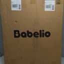 BABELIO Safety Gate Door Fits for Stairs, Narrow and Wide Doorways with Auto Close, Easy Install, No Drilling, Pressure Mounted for Baby, Child, Pets, Dog/Puppy, 26''-40'', White