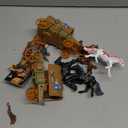 Home Decor 2 Set Roping and Horse Toy Playset West Carriage Models Plastic Figures Playset Miniature Decoration Educational Toys for Birthday Worlds Smallest