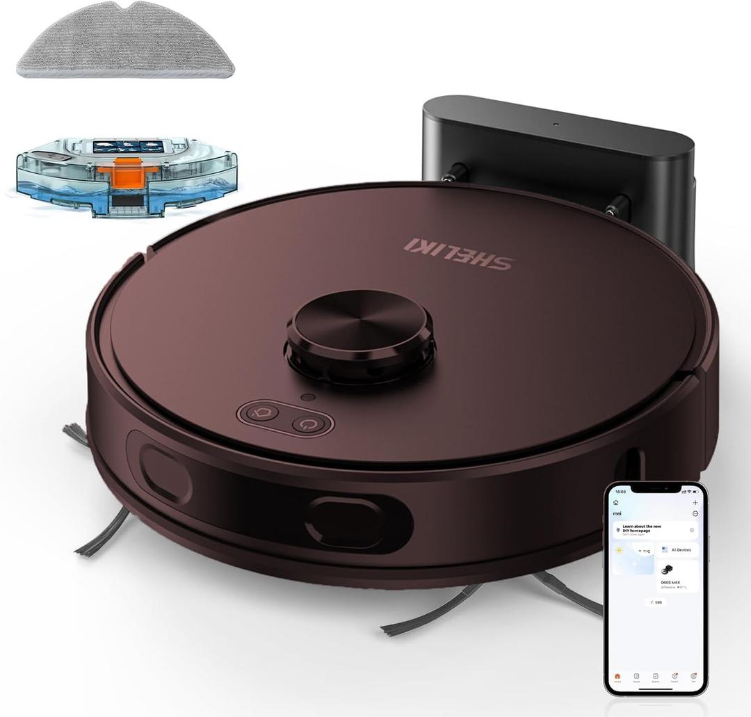 SHELIKI Robot Vacuum and Mop