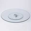 handy helpers Bulk Buys Tempered Glass Lazy Susan