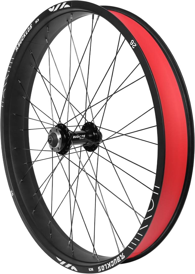 BUCKLOS 20/26 x 4.0 In Fat Tire Bike Wheel Front Hub Quick Release 9*135mm