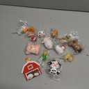 Farm Animal Cake Toppers 15PCS Animal Cake Toppers Include Cute Cow,Chicken,Horse,Pig,sheep,Farm Birthday Decorations.