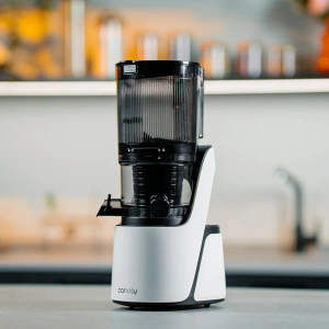 Canoly C16 Cold Press Juicer, 6" Extra Wide Feed Chute with Dual Strainers (Juice & Sorbet), Powerful AC Brushless Motor, Self Precut System, Juicer Machines with BPA Free