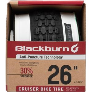 Blackburn White Wall Cruiser Bike Tire 26" x 1.75-2.25