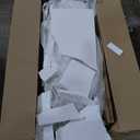 Flamaker Dresser for Bedroom with 5 Drawers, Wood Chest of Drawers, TV Stand and Storage Organizer, for Living Room Hallway Entryway (White)