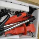 Cordless Tiller Cultivator Compatible with Milwaukee 18V Battery (Tool Only), 450RPM Ecarke Electric Tiller for Gardening, 9"x6.3" Tilling, 48 Reinforced Steel Tines Rototiller for Soil Cultivation