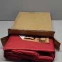 Rolling Christmas Tree Storage Bag 9 Ft Xmas Artificial Disassembled Trees, 600D Waterproof Oxford Fabric, Durable Wheels & Handles, Heavy Duty Storage Container (Red)