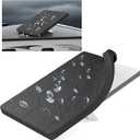 Starlink Mini Protective Cover Case, Hailproof Liquid Silicone Protective Case for Starlink Mini Dish, Starlink Minis Accessories Waterproof Shockproof Portable for Outdoor Camping, Black