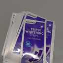 Purple Whitening Strips, 90-Day Long-Lasting Results, Enamel Safe & Low-Sensitivity, Professional Teeth Whitening Strips with Non-Slip Dry Strip Technology, 56 Count (Pack of 2)