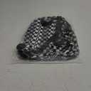 BTOOP Clear Mini Backpack for Stadium Events 12x12x6 Small Transparent Backpacks Plastic See Through Clear Bag for Concerts Work Festival Security Travel (Black White - Plaid)