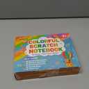 Party Favors for Kids: 16 Pack Scratch Art Notebooks with Rainbow Colors, 2-in-1 Coloring & Scratch Books, Bulk Birthday Gifts, Goodie Bags, Classroom Prizes for Boys & Girls