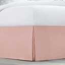 Nestl Taupe Bed Skirt Queen Size - Queen Bed Skirt 14 Inch Drop - Brushed Microfiber Bed Skirts - Hotel Quality Pleated Bed Skirt - Shrinkage & Fade Resistant