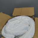 Cozymaker 7.5" Bed Wedge Pillow for Sleeping After Surgery, Back Support, Leg Elevation, Gerd Acid Reflux, Neck Pain, Snoring, Cooling Memory Foam Triangle Incline Wedge, Removable Washable Cover (White-grey)