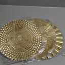 Hicarer 4 Pcs 12 Inch Metal Wall Art Decor Sunburst Hanging Metal Artwork Decor Wall Art Decorations for Home Living Room Office Gift for Christmas(Gold)