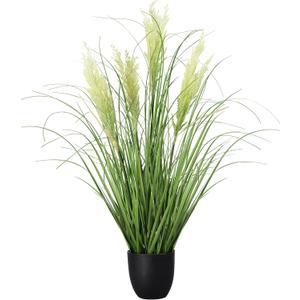3ft/35in Artificial Plants Outdoor Indoor,Fake Onion Grass In Pot
Home Office Decor Floor Plants Potted Faux Tall Grass Plant Greenery, Housewarming Gift Reed Grass