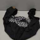 CUBY Dog and Cat Sling Carrier - Hands Free Reversible Pet Papoose Bag - Soft Pouch and Tote Design - Suitable for Puppy, Small Dogs Cats Outdoor (Black Senior, Unadjustable Strap)