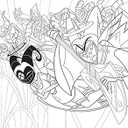 Hazbin Hotel: The Official Coloring Book
