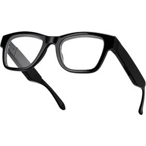 AI Smart Glasses with Chat GPT, Bluetooth Glasses with 164 Languages for Men and Women, Music Playback & Hands-Free Calls, Color-Change Lens, Voice Assistant (Black)