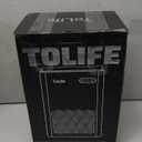 ToLife Dehumidifier for Home 95 OZ Water Tank, 1000 sq.ft Dehumidifiers for Basement Bedroom Bathroom with Auto Shut Off 7 Colors LED Light, Grey